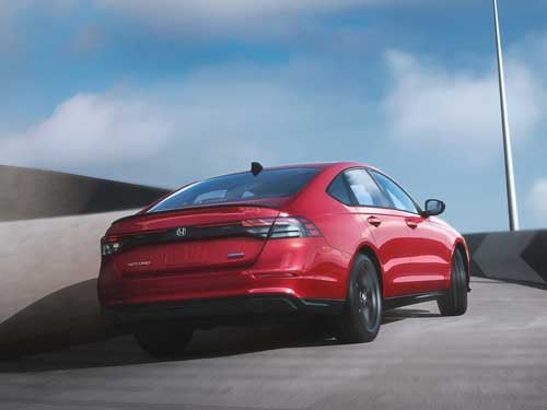 2024 Honda Accord driving uphill