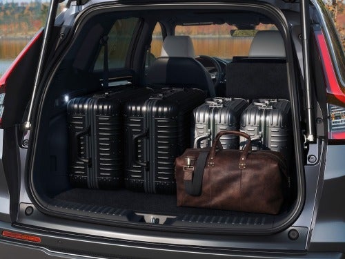 2025 Honda CR-V view of cargo area full of suitcases