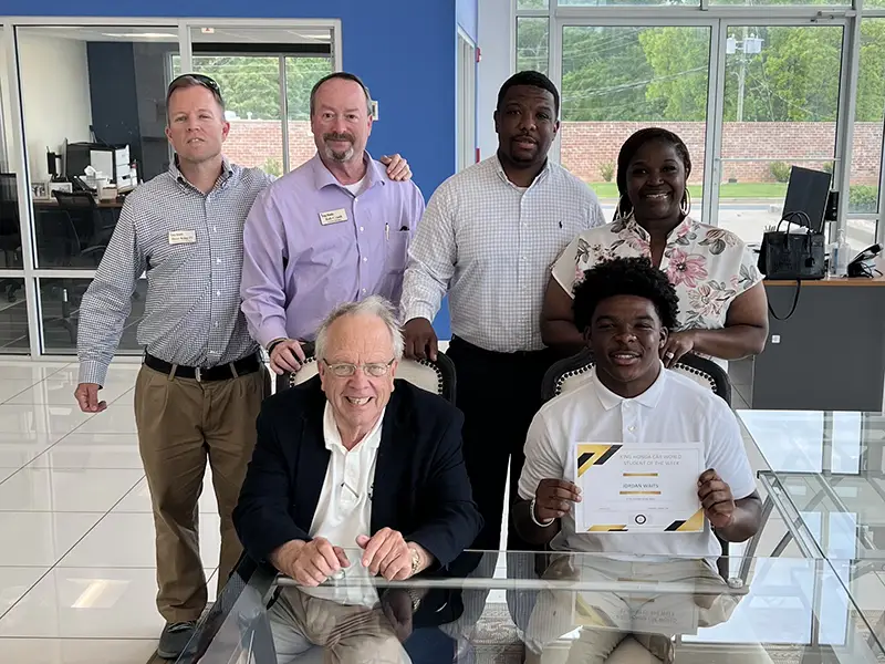 Jordan Waits - Student of the week